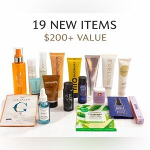 Luxury Skincare Bundle NEW Kiehl’s Caudalie Belif Mudmasky 19 Pc Set